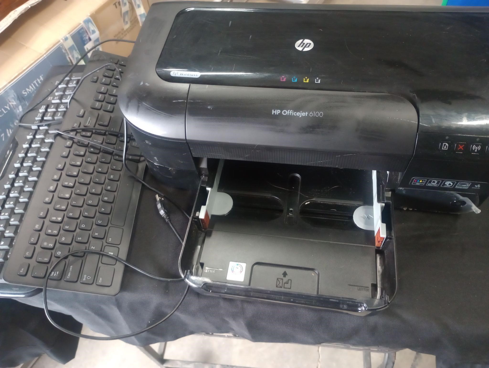 HP officejet printer/keyboards
