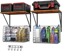 2-Pack Wall Mounted Garage Shelves