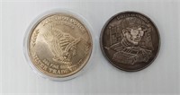(2) silver 1 oz rounds