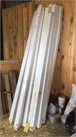 (21) 4x4 POSTS IN PLASTIC SHEETING