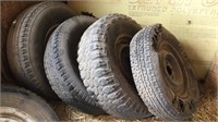 ASSORTED TIRES & RIMS