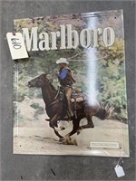 Marlboro One sided sign 17 X 21 some scratches