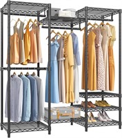 VIPEK V5 Closet, 56.7Lx15.7Wx76.4H, Black