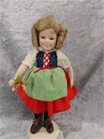 Shirley Temple 14" Porcelain Doll