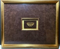 Chinese Butterfly Carving Shadowbox 21.5" Frame
