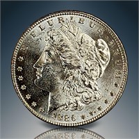 1886 Morgan Silver Dollar Ungraded Mostly Pristine