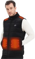 NEW $110 (L) Men Down Filled Heated Vest & Battery