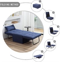 Sofa Bed, 4 in 1 Multi-Function Folding Ottoman