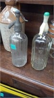 Two Vintage Soda Syphons - Dublin and Schweppes