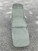 Green lounge chair