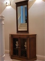 Credenza, Wall Mirror and Busts