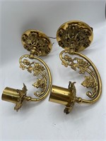 Vintage lighted wall sconces
