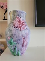 Weller Vase, Purple Tall Vase, Floral Arrangement