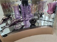 Assorted Purple Glassware