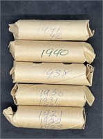 Lot of 4 Canadian Nickles Varies years 1940-1921