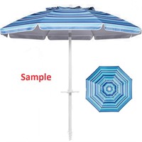 Beach Outdoor Patio Umbrella in Blue