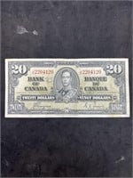 1937 Canada 20 Dollar Coyne Towers