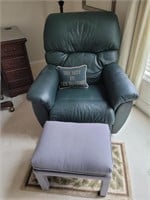 Lazy Boy Recliner, Ottoman and Rug