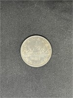 Canadian Silver Dollar Obverse 1937