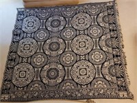 Black and White Coverlet