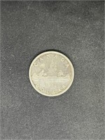 Canadian Silver Dollar Obverse 1953