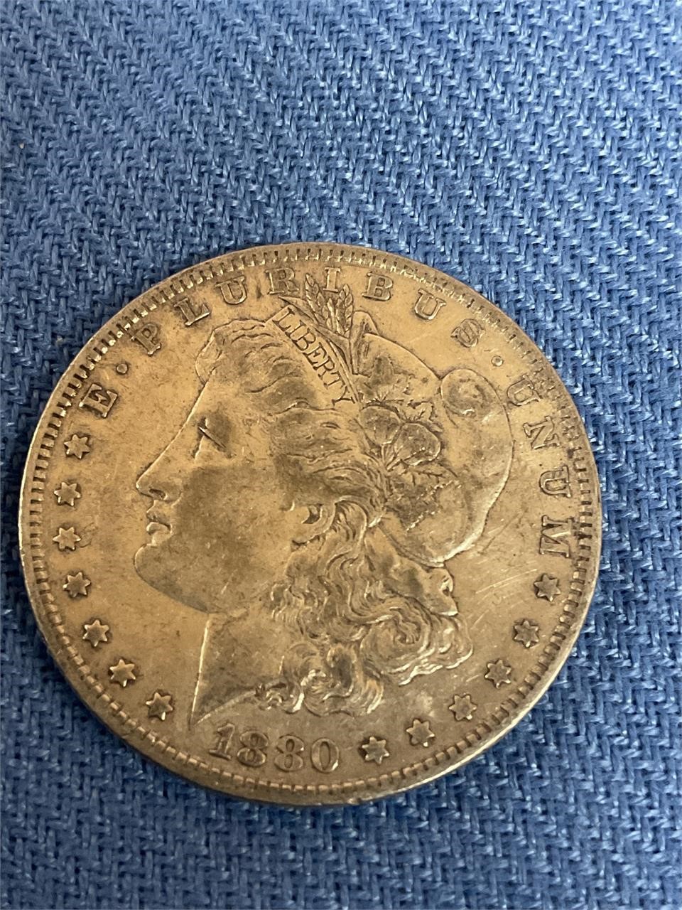 1880 0 Morgan Dollar