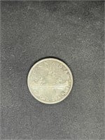 Canadian Silver Dollar 1953 Wire Edge