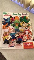 Vintage Kellogg's beanbag bunch toys