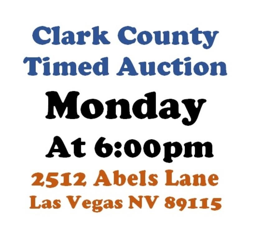 Mon.@6pm - Las Vegas Estate Timed Online Auction 4/22