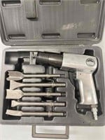 Air Speed Tool Co. 711 pneumatic chisel in case