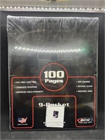 100 Pages 9 poclet Trading Cards