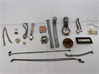 6-Wrist Watches-Locket-Earrings-Several Chains