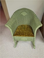 Vintage Child Size Wicker Chair