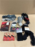 11 pc lot, new performance socks, shoe strings,etc