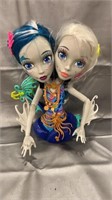 Monster High Peri & Pearl Serpentine Doll Heads