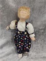 Flower Coverall Doll 12"