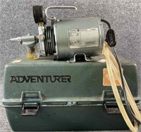 GAST Vacuum Pump Model 0211, in case, works
