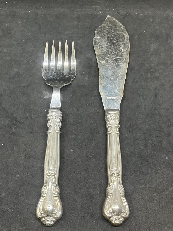 2 Pieces of Silverware Knife and Fork