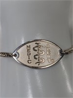 925 MEDIC ALERT BRACELET