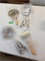 New strainers and spatulas