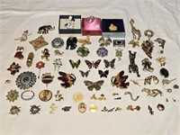 Estate Lot of Beautiful Pins & Brooches