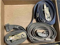 Assorted straps: (3) E-Track ratchet