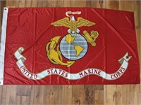 United States Marine Corps flag 34x60, Trump 2020