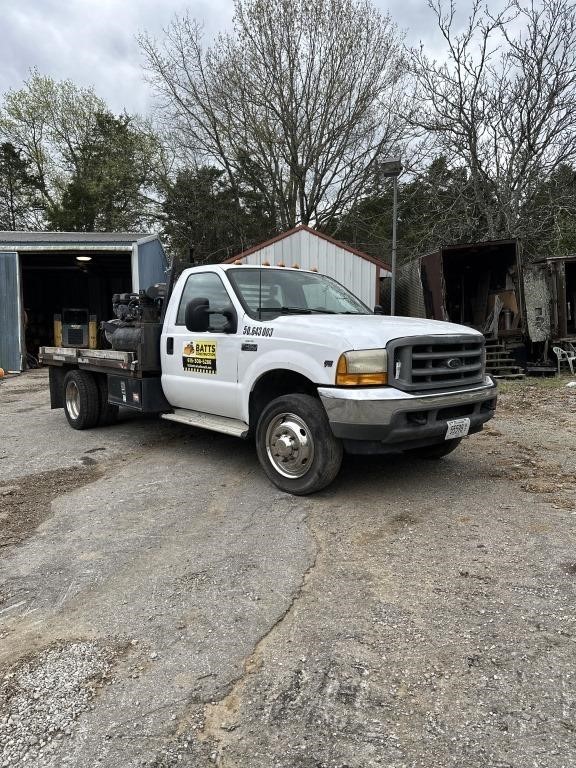 2001 Ford F-450 Service Truck, Starts, Runs,