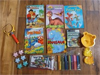 Asst kids coloring books, Nintendo GameCube