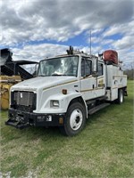 1999 Freightliner FL70 Crew Cab Service Truck,