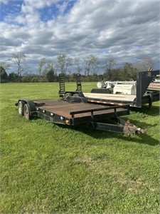 7x18' Steel Car Hauler with Ramps