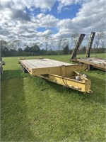 18'+5' Dovetail Pintle Hitch Equipment Trailer,
