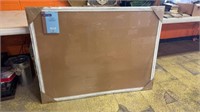 Large framed cork board