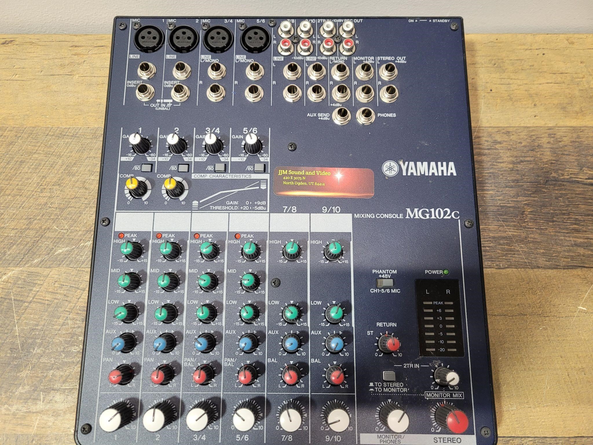 Yamaha MG 102c Mixing Console